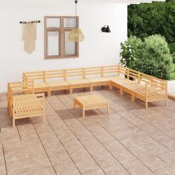 Salon de 11 pcs Bois de pin massif