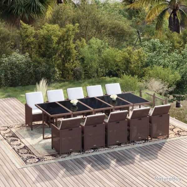 Ensemble � manger de coussins 11pcs R�sine tress�e