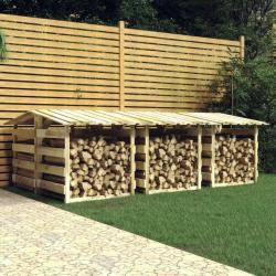 Pergolas avec toits 6 pcs 100x90x100 cm Bois de pin impr&eacute;gn&eacute;