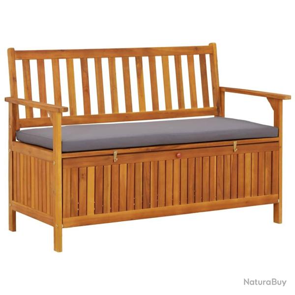 Banc de rangement de 120 cm Bois d'acacia solide