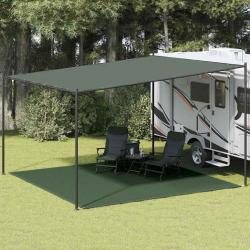 Tapis de tente 400x400 cm Vert fonc&eacute; PEHD