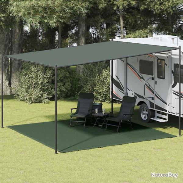 Tapis de tente 400x400 cm Vert fonc� PEHD