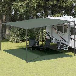Tapis de tente 400x500 cm Vert fonc&eacute; PEHD