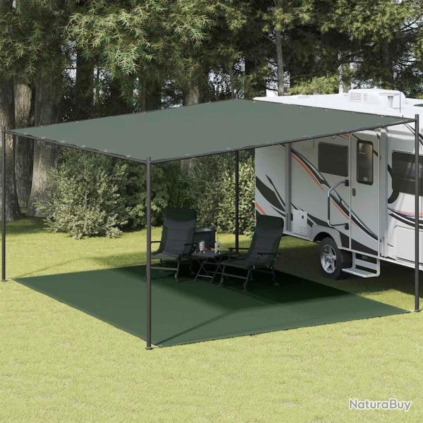 Tapis de tente 400x500 cm Vert fonc� PEHD