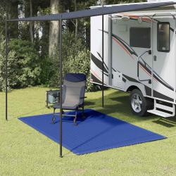 Tapis de tente 250x200 cm Bleu PEHD