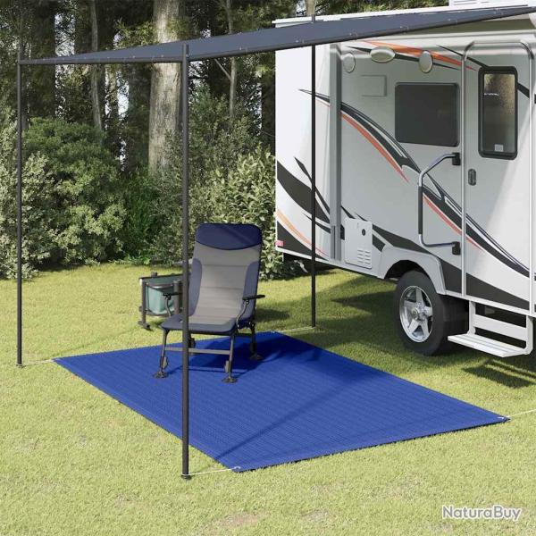 Tapis de tente 250x200 cm Bleu PEHD