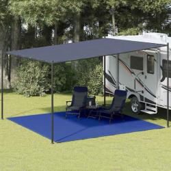 Tapis de tente 400x400 cm Bleu PEHD