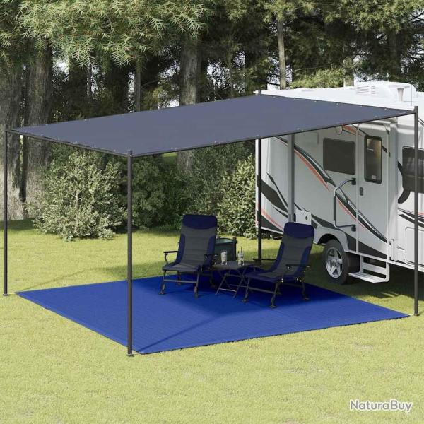 Tapis de tente 400x400 cm Bleu PEHD