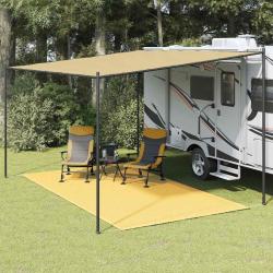 Tapis de tente beige, 200 &times; 400 cm