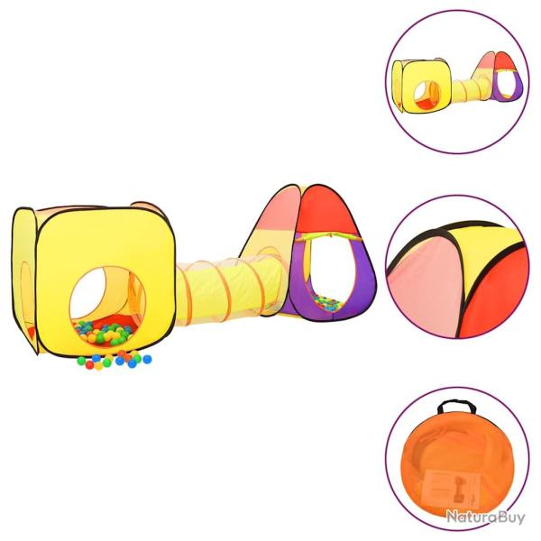 Tente de jeu pour enfants, 250 balles, multicolore, pour la chambre, 255 � 80 � 100 cm
