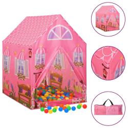 Tente de jeu pour enfants avec 250 balles, rose, 69 &times; 94 &times; 104 cm