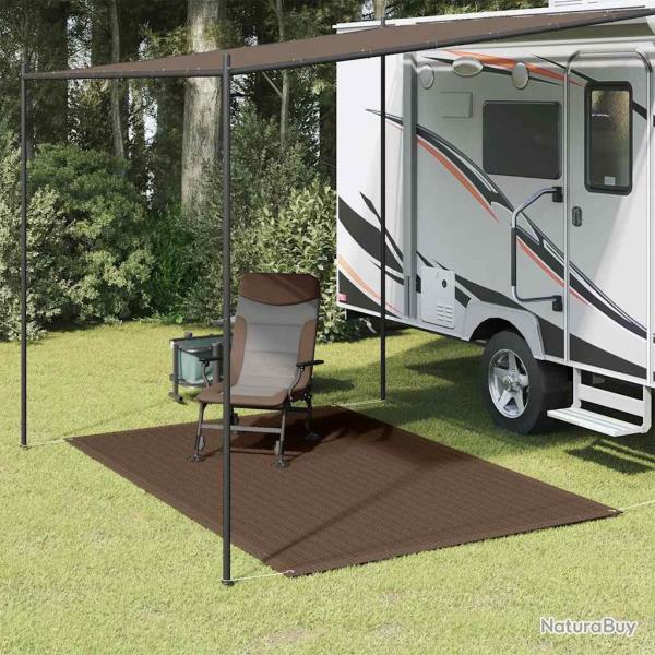 Tapis de tente 250x300 cm Marron