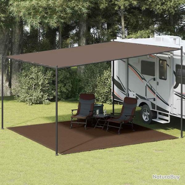 Tapis de tente 400x400 cm Marron