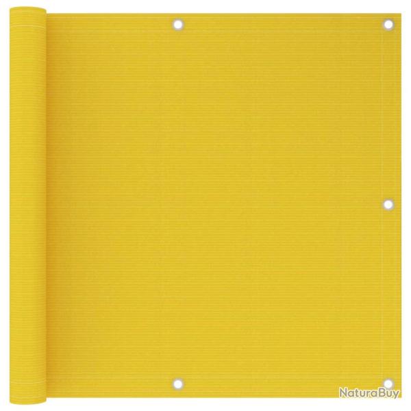 �cran de balcon Jaune 90x600 cm PEHD