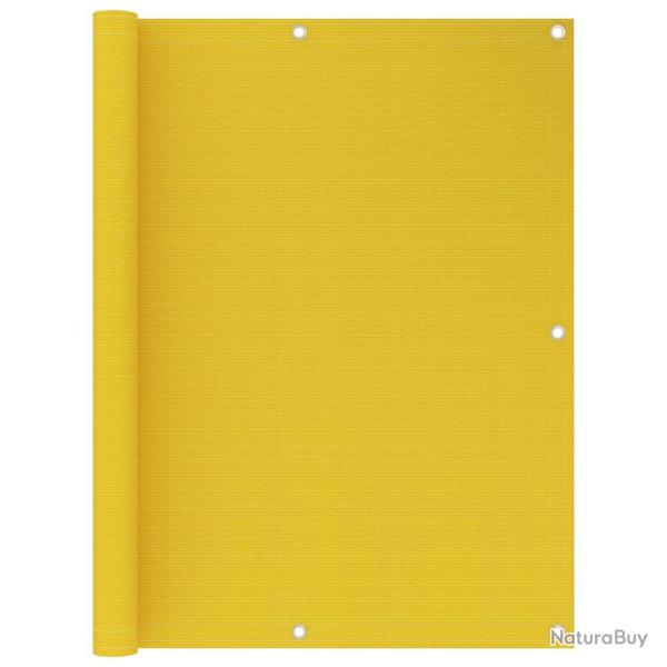 �cran de balcon Jaune 120x400 cm PEHD
