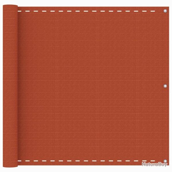 �cran de balcon Orange 90x500 cm PEHD
