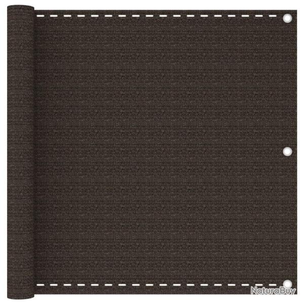 �cran de balcon Marron 90x300 cm PEHD