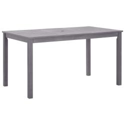 Table de D&eacute;lavage gris 140x80x74 cm Bois d'acacia massif