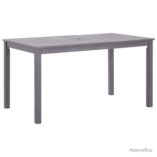 Table de D�lavage gris 140x80x74 cm Bois d'acacia massif