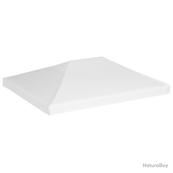 Toile de toit de belv�d�re 270 g/m� 4x3 m Blanc
