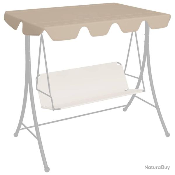 Toit de rechange de balan�oire Beige 188/168x145/110 cm
