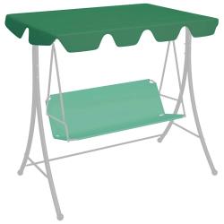 Toit de rechange de balan&ccedil;oire vert 188/168x145/110 cm