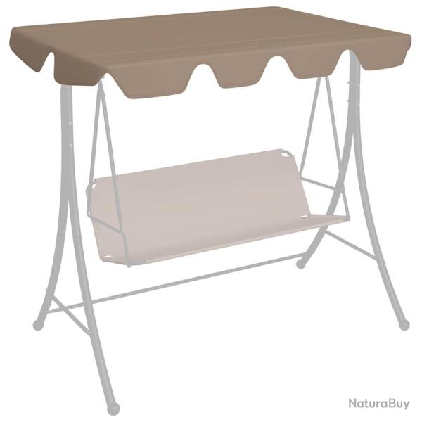 Toit de rechange de balan�oire taupe 188/168x145/110 cm