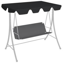 Toit de rechange de balan&ccedil;oire noir 188/168x145/110 cm