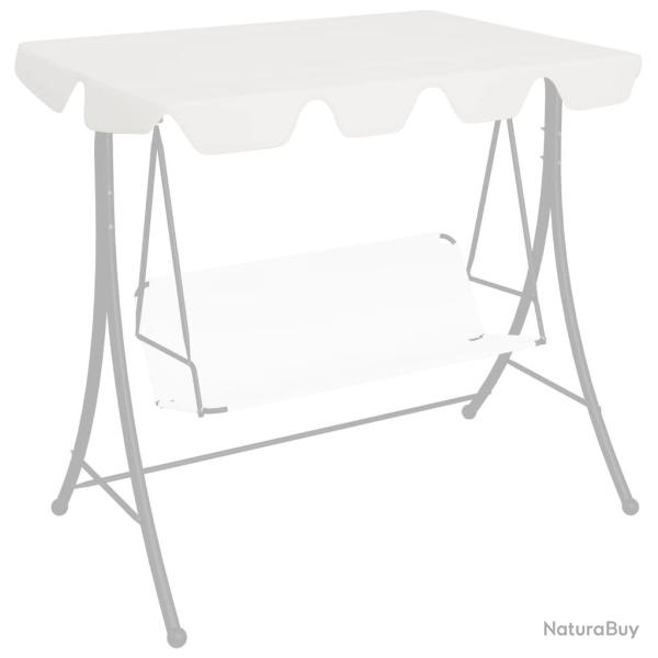 Toit de rechange de balan�oire blanc 188/168x145/110 cm