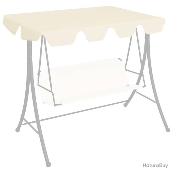 Toit de rechange de balan�oire cr�me 150/130x105/70 cm