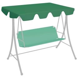 Toit de rechange de balan&ccedil;oire vert 150/130x105/70 cm