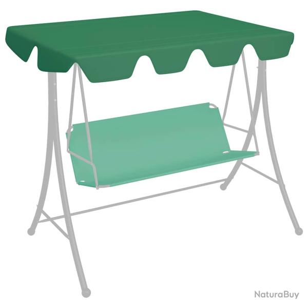 Toit de rechange de balan�oire vert 150/130x105/70 cm