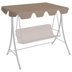 Toit de rechange de balan&ccedil;oire taupe 150/130x105/70 cm