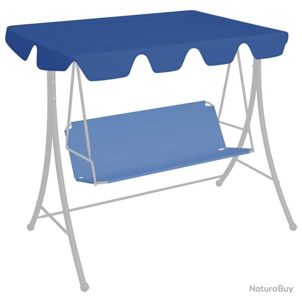 Toit de rechange de balan�oire bleu 150/130x105/70 cm