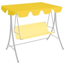 Toit de rechange de balan&ccedil;oire Jaune 150/130x105/70 cm