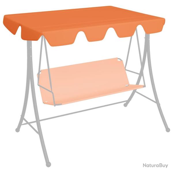Toit de rechange de balan�oire orange 150/130x105/70 cm