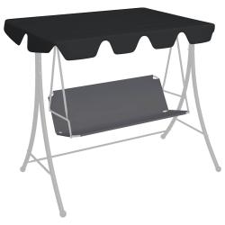 Toit de rechange de balan&ccedil;oire noir 150/130x105/70 cm