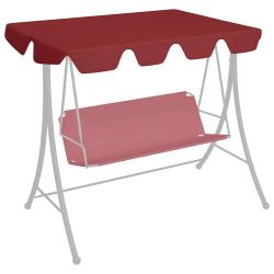 Toit de rechange balan&ccedil;oire bordeaux 150/130x105/70 cm