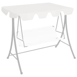 Toit de rechange de balan&ccedil;oire blanc 150/130x105/70 cm
