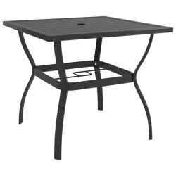 Table de Anthracite 81,5x81,5x72 cm Acier