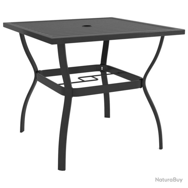 Table de Anthracite 81,5x81,5x72 cm Acier