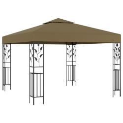 Tonnelle 3x3 m Taupe 180 g/m&sup2;