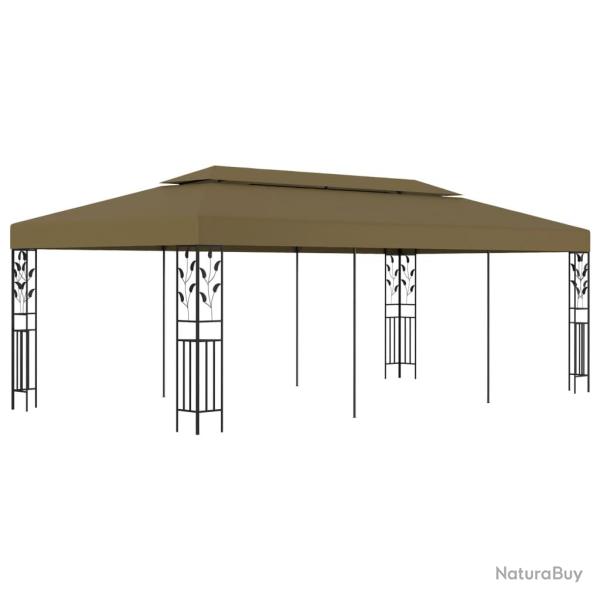 Chapiteau 6x3 m Taupe 180 g/m�