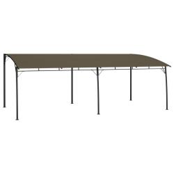 Auvent pare-soleil de 6x3x2,55 m Taupe