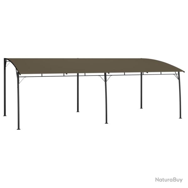 Auvent pare-soleil de 6x3x2,55 m Taupe