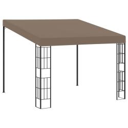 Belv&eacute;d&egrave;re mural 3x3 m Taupe Tissu
