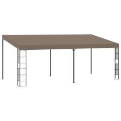 Belv&eacute;d&egrave;re mural 6x3 m Taupe Tissu