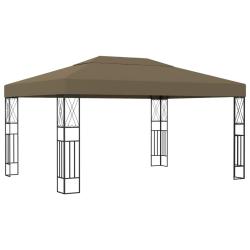 Tonnelle 3x4 m Taupe Tissu