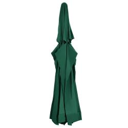 Tissu de remplacement pour parasol d'ext&eacute;rieur Vert 610 cm