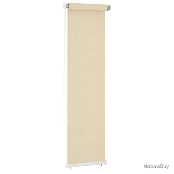 Store roulant d'ext�rieur couleur cr�me 65�(l) x 230�(H) cm HDPE
